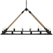 14 bulbs contemporary industrial style chandelier by Modway additional picture 3