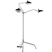 Stainless steel / chrome contemporary floor lamp by Modway additional picture 4