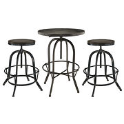 3 piece bar set in black by Modway additional picture 6