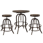 3 piece bar set in brown by Modway additional picture 3