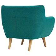 Mid-century style tufted retro armchair in teal by Modway additional picture 2