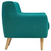 Mid-century style tufted retro armchair in teal by Modway additional picture 3