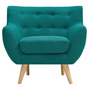 Mid-century style tufted retro armchair in teal by Modway additional picture 6