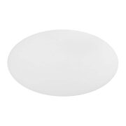 Oval wood top dining table in white by Modway additional picture 5