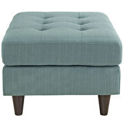 Upholstered fabric ottoman in laguna by Modway additional picture 4