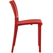 Dining side chair in red additional photo 2 of 3