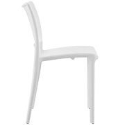 Dining side chair in white additional photo 2 of 3