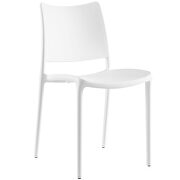Dining side chair in white additional photo 3 of 3