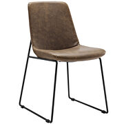 Dining side chair in brown by Modway additional picture 4