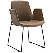 Dining armchair in brown by Modway additional picture 2