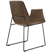 Dining armchair in brown by Modway additional picture 4