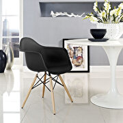 Dining armchair in black additional photo 2 of 4