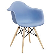 Dining armchair in blue by Modway additional picture 2