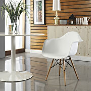 Dining armchair in white by Modway additional picture 2
