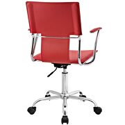 Office chair in red by Modway additional picture 3