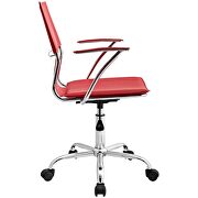 Office chair in red by Modway additional picture 4