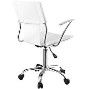 Office chair in white by Modway additional picture 6