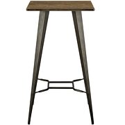 Bar table in brown by Modway additional picture 3