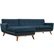 Left-facing sectional sofa in azure by Modway additional picture 6