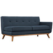 L-shaped sectional sofa in azure additional photo 4 of 7