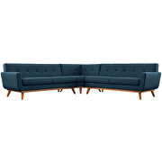 L-shaped sectional sofa in azure by Modway additional picture 7