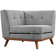 L-shaped sectional sofa in expectation gray by Modway additional picture 2