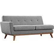 L-shaped sectional sofa in expectation gray by Modway additional picture 3