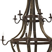 Medieval stage weaponry inspired chandelier by Modway additional picture 2
