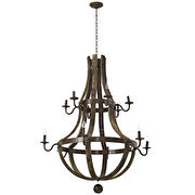 Medieval stage weaponry inspired chandelier by Modway additional picture 4