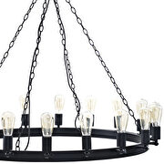 Round stylish chandelier w/ 18 bulbs by Modway additional picture 2