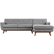 Right-facing sectional sofa in expectation gray additional photo 3 of 5
