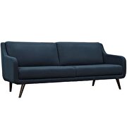 Upholstered fabric sofa in azure additional photo 3 of 4