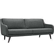 Upholstered fabric sofa in gray additional photo 3 of 4