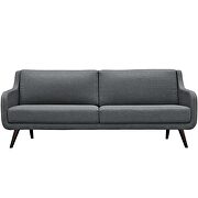 Upholstered fabric sofa in gray additional photo 4 of 4