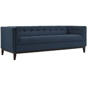 Upholstered fabric sofa in azure additional photo 3 of 3