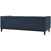 Upholstered fabric sofa in azure additional photo 4 of 3