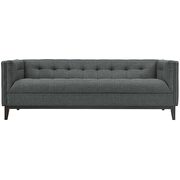 Upholstered fabric sofa in gray additional photo 2 of 3