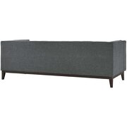 Upholstered fabric sofa in gray additional photo 4 of 3