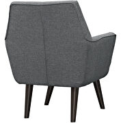 Upholstered fabric armchair in gray by Modway additional picture 3