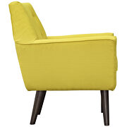Upholstered fabric armchair in sunny additional photo 5 of 5