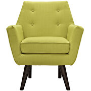 Upholstered fabric armchair in wheatgrass additional photo 2 of 5