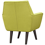 Upholstered fabric armchair in wheatgrass additional photo 3 of 5