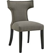 Fabric dining chair in granite by Modway additional picture 2