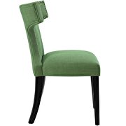 Fabric dining chair in kelly green by Modway additional picture 3
