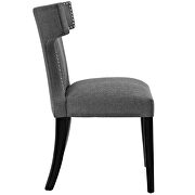 Fabric dining chair in gray by Modway additional picture 3