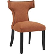 Fabric dining chair in orange by Modway additional picture 2