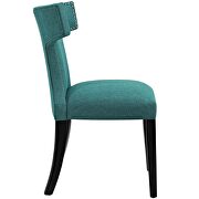 Fabric dining chair in teal by Modway additional picture 3