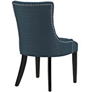Tufted fabric dining side chair in azure additional photo 2 of 3