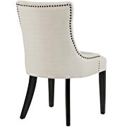Tufted fabric dining side chair in beige additional photo 2 of 3