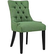 Tufted fabric dining side chair in kelly green additional photo 4 of 3